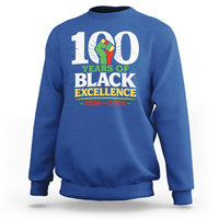 100 Years of Black Excellence 1926 2026 Sweatshirt Pan-African Raised Fist Pride Honoring Black History Legacy