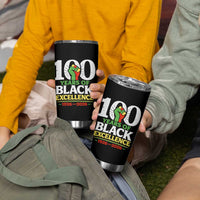 100 Years of Black Excellence 1926 2026 Tumbler Cup Pan-African Raised Fist Pride Honoring Black History Legacy