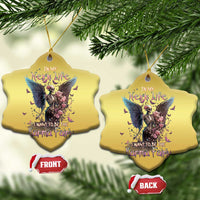 Fairy Skeleton Christmas Ornament In My Next Life I Want To Be The Karma Rose Angel Skull - Wonder Print Shop