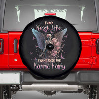 Fairy Skeleton Spare Tire Cover In My Next Life I Want To Be The Karma Rose Angel Skull