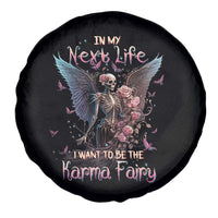 Fairy Skeleton Spare Tire Cover In My Next Life I Want To Be The Karma Rose Angel Skull