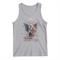 Gothic Skeleton Roses Tank Top In My Next Life I Want To Be The Karma Fairy Pink