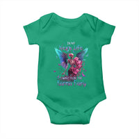 Gothic Skeleton Roses Baby Onesie In My Next Life I Want To Be The Karma Fairy
