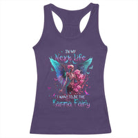 Gothic Skeleton Roses Racerback Tank Top In My Next Life I Want To Be The Karma Fairy