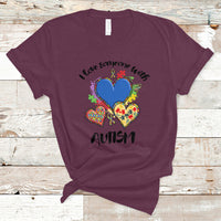 I Love Someone With Autism Support Squad Heart Support Autistic Autism Awareness T Shirt - Wonder Print Shop
