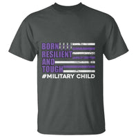 Military Child Born Resilient Tough T Shirt Month Of The Military Kids Army Soldier American Flag