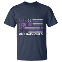Military Child Born Resilient Tough T Shirt Month Of The Military Kids Army Soldier American Flag