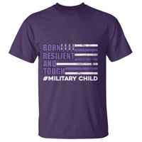 Military Child Born Resilient Tough T Shirt Month Of The Military Kids Army Soldier American Flag