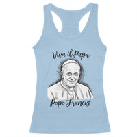 Viva il Papa Pope Francis Racerback Tank Top Thank You Papa Catholic Tribute