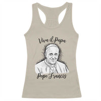Viva il Papa Pope Francis Racerback Tank Top Thank You Papa Catholic Tribute