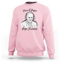 Viva il Papa Pope Francis Sweatshirt Thank You Papa Catholic Tribute