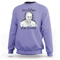 Viva il Papa Pope Francis Sweatshirt Thank You Papa Catholic Tribute