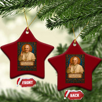 Beloved Pope Francis Ceramic Ornament 1936-2025 Memorial - Wonder Print Shop
