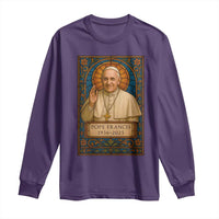 Beloved Pope Francis Long Sleeve Shirt 1936-2025 Memorial