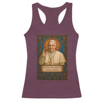 Beloved Pope Francis Racerback Tank Top 1936-2025 Memorial