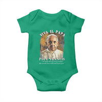 Viva il Papa Pope Francis Baby Onesie Papa Memorial Tribute