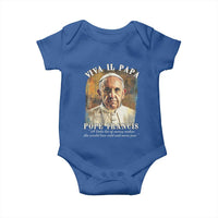 Viva il Papa Pope Francis Baby Onesie Papa Memorial Tribute