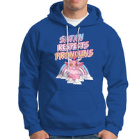 Protect Trans Kids Hoodie Satan Respects Pronouns Transgender Pride Trans Flag - Wonder Print Shop