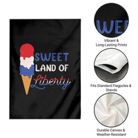 4th of July Garden Flag Sweet Land of Liberty American Patriotic