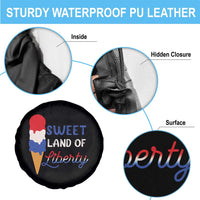 4th of July Spare Tire Cover Sweet Land of Liberty American Patriotic
