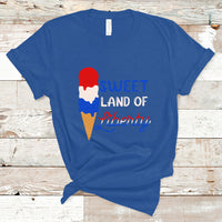 4th of July T Shirt 4th of July Sweet Land of Liberty American Patriotic - Wonder Print Shop