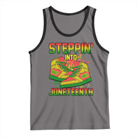 Steppin' Into Juneteenth 1865 Tank Top Freedom Day African American Pride