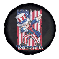 Uncle Sam Dabbing Spare Tire Cover 4th of July American Flag