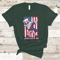 Uncle Sam T Shirt 4th of July Dabbing Uncle Sam American Flag Men Women Kid - Wonder Print Shop