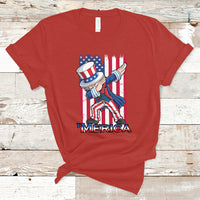 Uncle Sam T Shirt 4th of July Dabbing Uncle Sam American Flag Men Women Kid - Wonder Print Shop