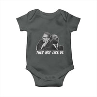 Malcolm X and MLK Baby Onesie They Not Like Us - Wonder Print Shop