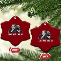 Malcolm X and MLK Ceramic Ornament They Not Like Us - Wonder Print Shop