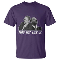 Malcolm X and MLK T Shirt They Not Like Us - Wonder Print Shop