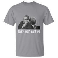 Malcolm X and MLK T Shirt They Not Like Us - Wonder Print Shop