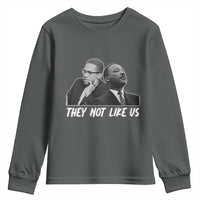 Malcolm X and MLK Youth Sweatshirt They Not Like Us - Wonder Print Shop