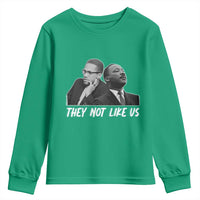 Malcolm X and MLK Youth Sweatshirt They Not Like Us - Wonder Print Shop