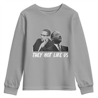 Malcolm X and MLK Youth Sweatshirt They Not Like Us - Wonder Print Shop
