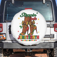 Stepping Into Juneteenth Spare Tire Cover Afro Diva High with African Pride - Wonder Print Shop