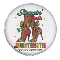 Stepping Into Juneteenth Spare Tire Cover Afro Diva High with African Pride - Wonder Print Shop