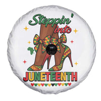 Stepping Into Juneteenth Spare Tire Cover Afro Diva High with African Pride - Wonder Print Shop