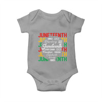 Juneteenth 1865 Baby Onesie Celebrate Black Freedom Breaking Every Chain - Wonder Print Shop