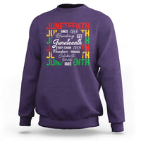 Juneteenth 1865 Sweatshirt Celebrate Black Freedom Breaking Every Chain - Wonder Print Shop