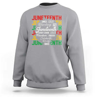 Juneteenth 1865 Sweatshirt Celebrate Black Freedom Breaking Every Chain - Wonder Print Shop