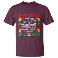 Juneteenth 1865 T Shirt Celebrate Black Freedom Breaking Every Chain - Wonder Print Shop
