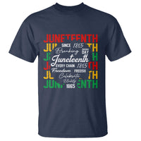 Juneteenth 1865 T Shirt Celebrate Black Freedom Breaking Every Chain - Wonder Print Shop