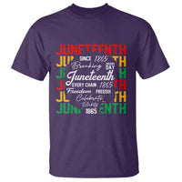 Juneteenth 1865 T Shirt Celebrate Black Freedom Breaking Every Chain - Wonder Print Shop