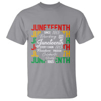 Juneteenth 1865 T Shirt Celebrate Black Freedom Breaking Every Chain - Wonder Print Shop