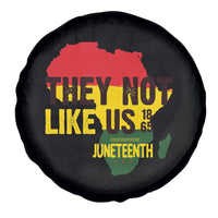 They Not Like Us Juneteenth 1865 Spare Tire Cover Afrocentric Africa Map Black Pride - Wonder Print Shop