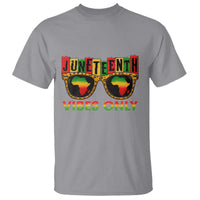 Juneteenth Vibes Only T Shirt Afro Pride Sunglasses Black History Celebration - Wonder Print Shop