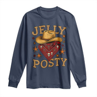 Jelly Posty Cowboy Bandana Long Sleeve Shirt Funny Country Western Rodeo - Wonder Print Shop