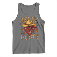 Jelly Posty Cowboy Bandana Tank Top Funny Country Western Rodeo - Wonder Print Shop